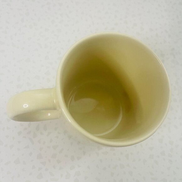 VTG 90s Beige Green UNCC University of North Carolina Charlotte Coffee Mug 11oz - Picture 3 of 3